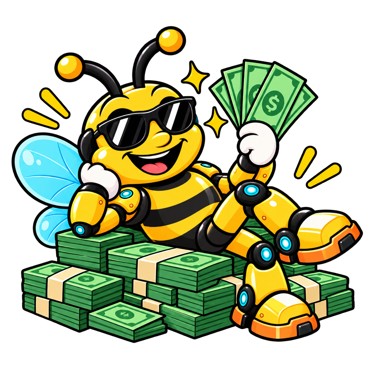 Websting bee showing big ideas on a small-business budget