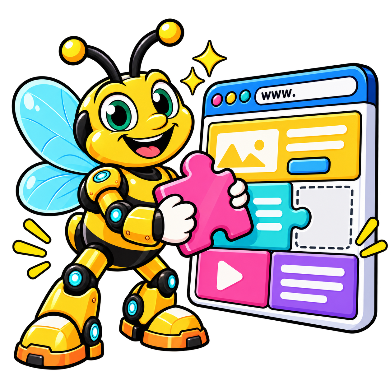 Websting bee building a website around a small business